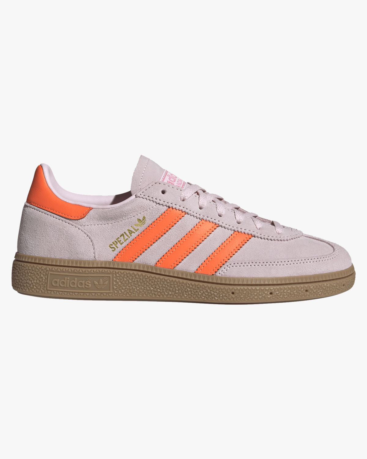 Adidas Womens Handball Spezial - Clear Pink / Solar Orange / Gum | Adidas Originals Trainers | JEANSTORE