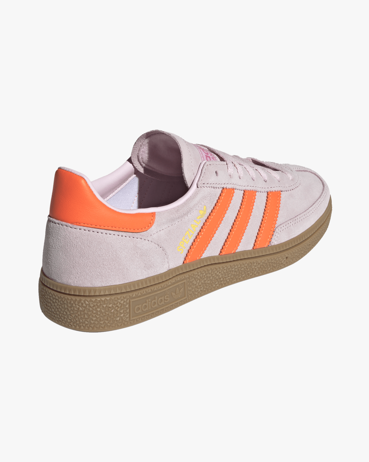 Adidas Womens Handball Spezial - Clear Pink / Solar Orange / Gum | Adidas Originals Trainers | JEANSTORE