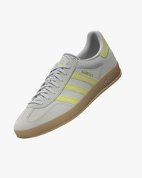 Adidas Gazelle Indoor - Grey One / Power Yellow / Gum 3 | Adidas Originals Trainers | JEANSTORE