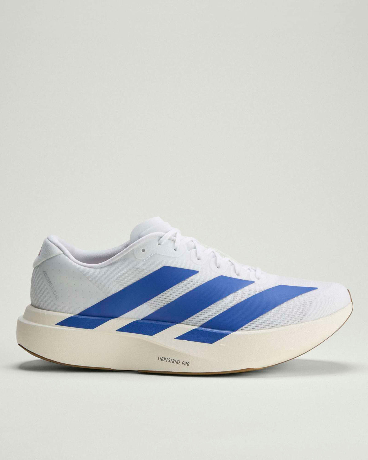 adidas adizero evo sl running shoes white blue