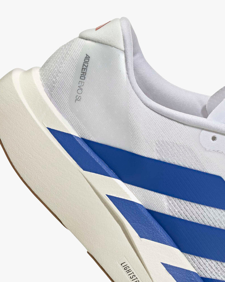Adidas Adizero EVO SL - Cloud White / Royal Blue / Pure Ruby