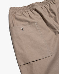 Jackman Back Nep Umps Pant - Sepia