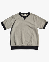 Jackman Dotsume Rib Tee - Lizard Grey / Elephant Grey
