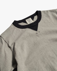 Jackman Dotsume Rib Tee - Lizard Grey / Elephant Grey