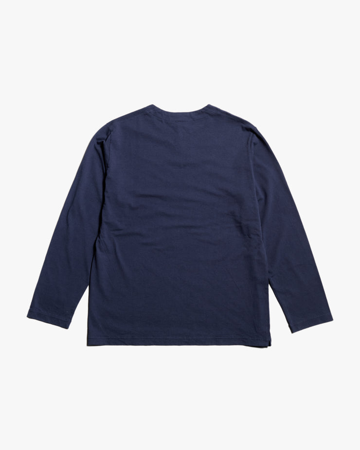 Jackman L/S Henley Neck Tee - Classic Navy