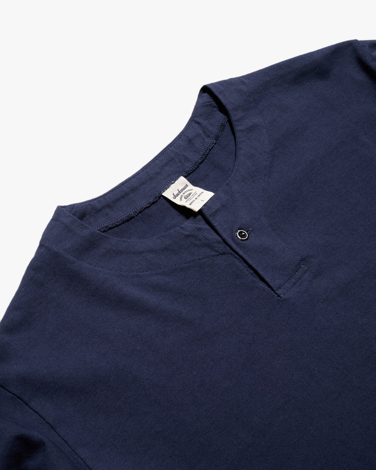 Jackman L/S Henley Neck Tee - Classic Navy