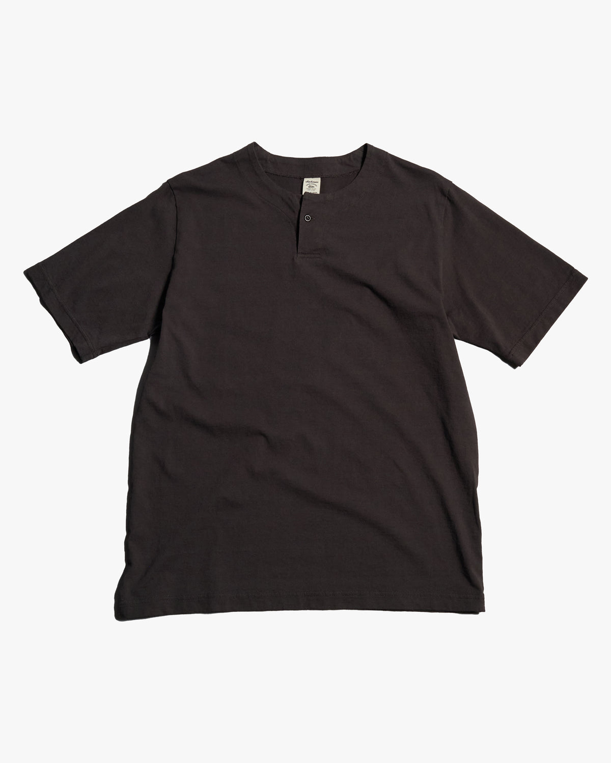 Jackman Henley Neck Tee - Ink Black