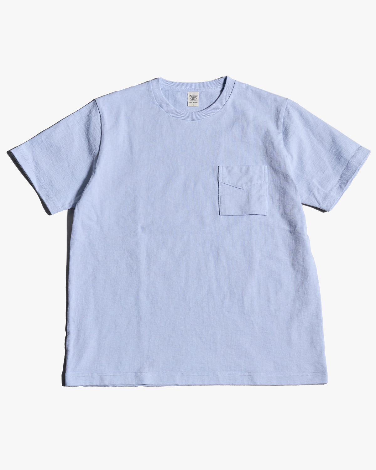 Jackman Dotsume Pocket Tee - Ice Blue | Jackman T Shirts | JEANSTORE