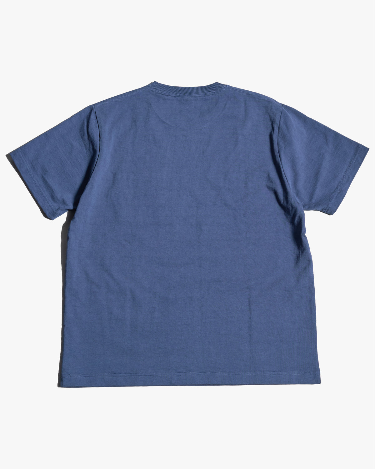Jackman Dotsume Pocket Tee - Steel Blue