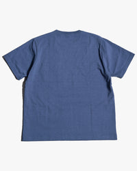 Jackman Dotsume Pocket Tee - Steel Blue