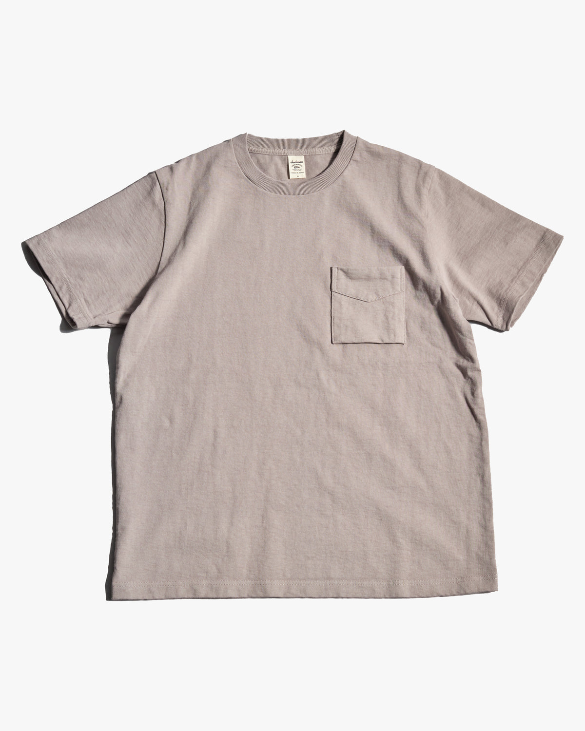 Jackman Dotsume Pocket Tee - Elephant Grey