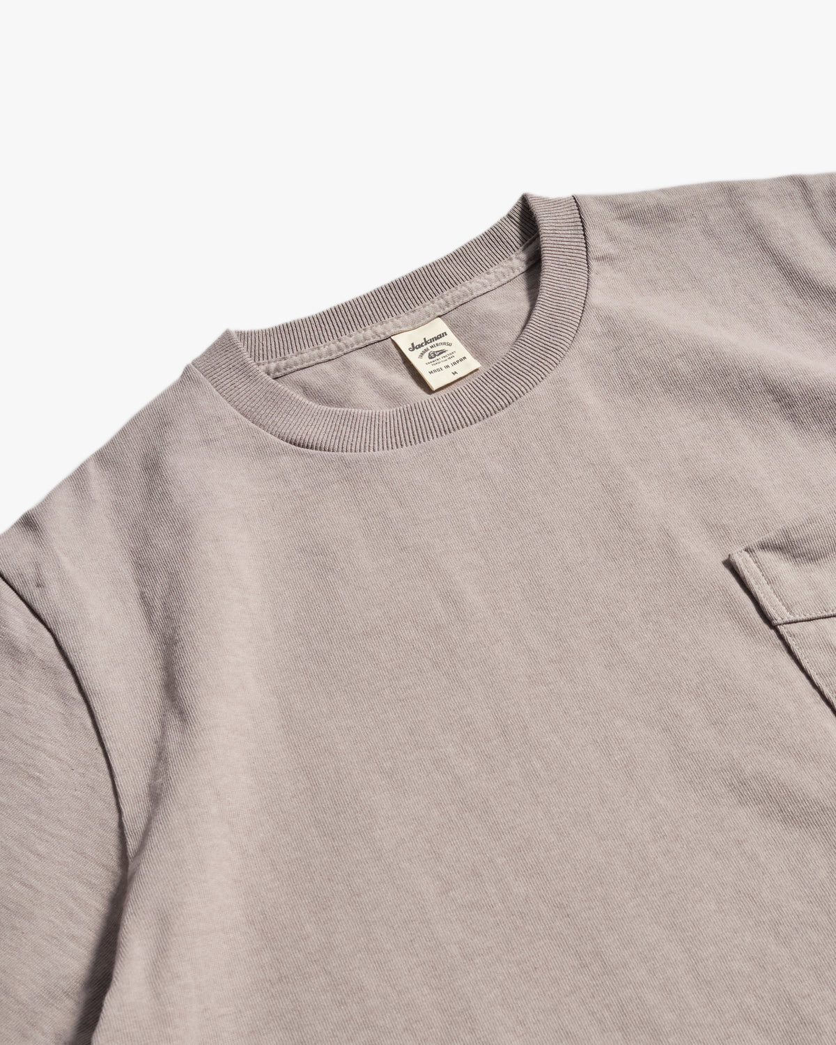 Jackman Dotsume Pocket Tee - Elephant Grey