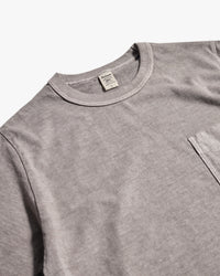 Jackman Pigment Dyed Pocket Tee - Faded Medium Grey