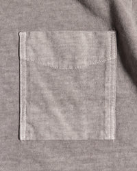 Jackman Pigment Dyed Pocket Tee - Faded Medium Grey