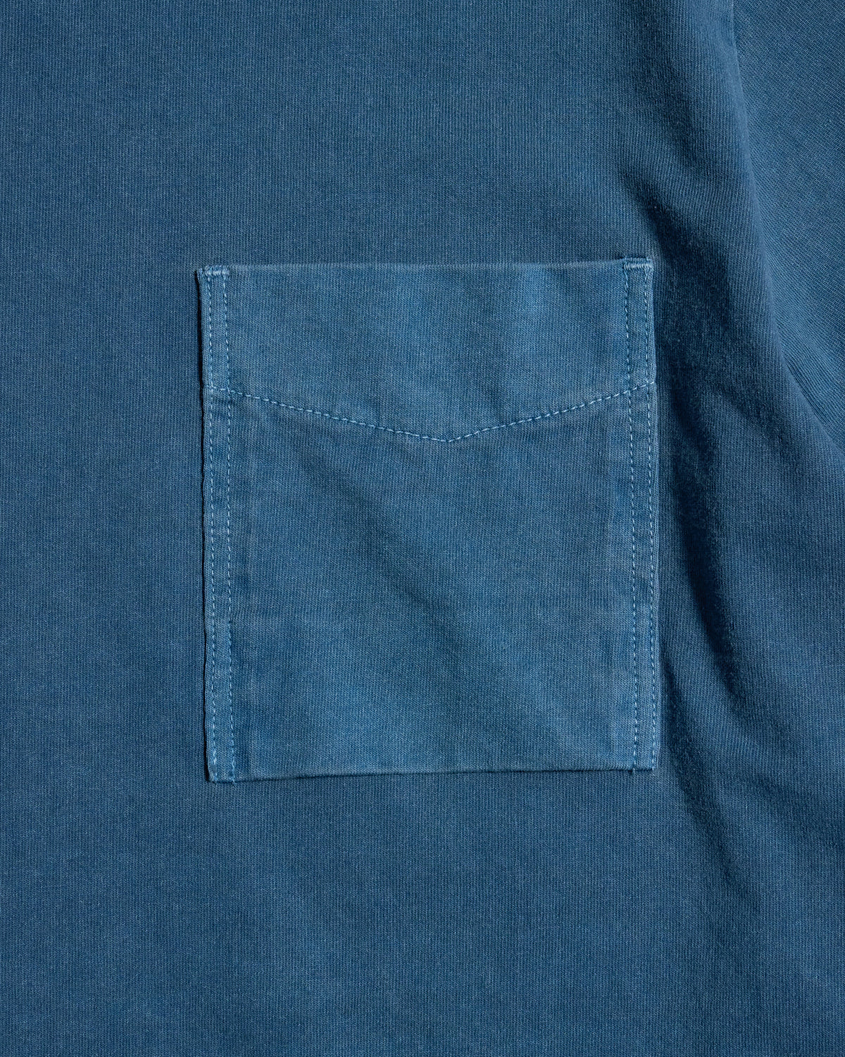 Jackman Pigment Dyed Pocket Tee - Faded Blue | Jackman T Shirts | Jeanstore
