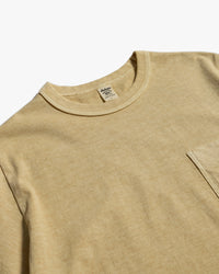 Jackman Pigment Dyed Pocket Tee - Faded Butter