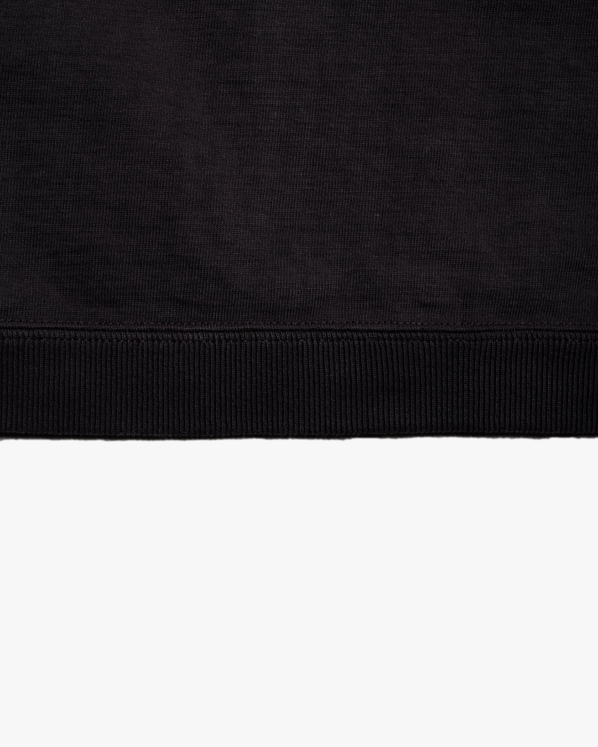 Jackman Dotsume Rib L/S Tee - Ink Black