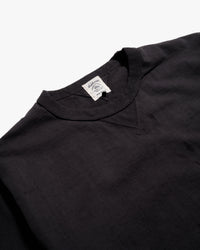 Jackman Dotsume Rib L/S Tee - Ink Black