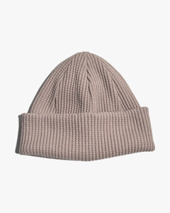 Jackman Waffle Knit Cap - Sepia