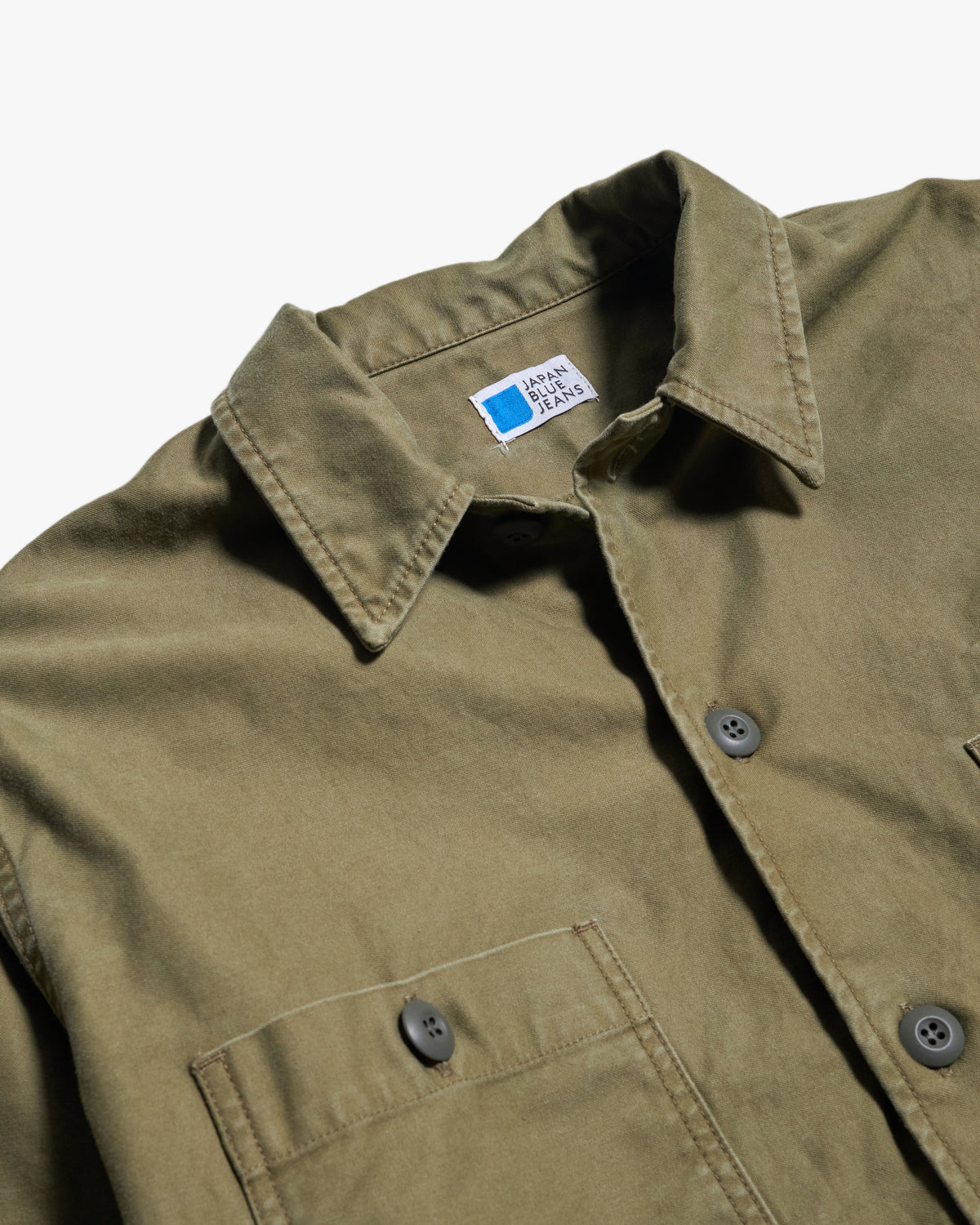 Japan Blue Jeans BDU Shirt - Olive | Japan Blue Jeans Shirts | JEANSTORE
