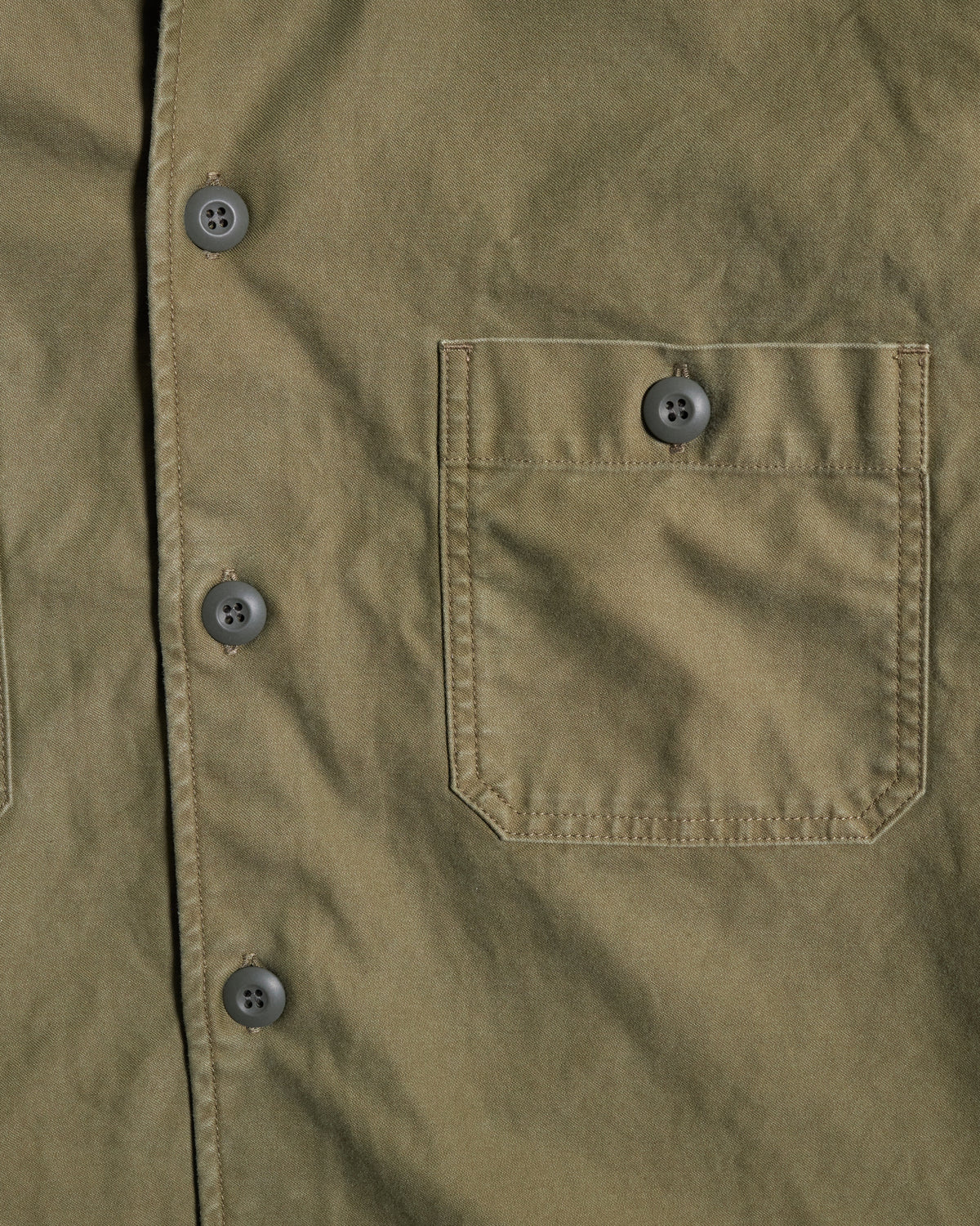 Japan Blue Jeans BDU Shirt - Olive | Japan Blue Jeans Shirts | JEANSTORE