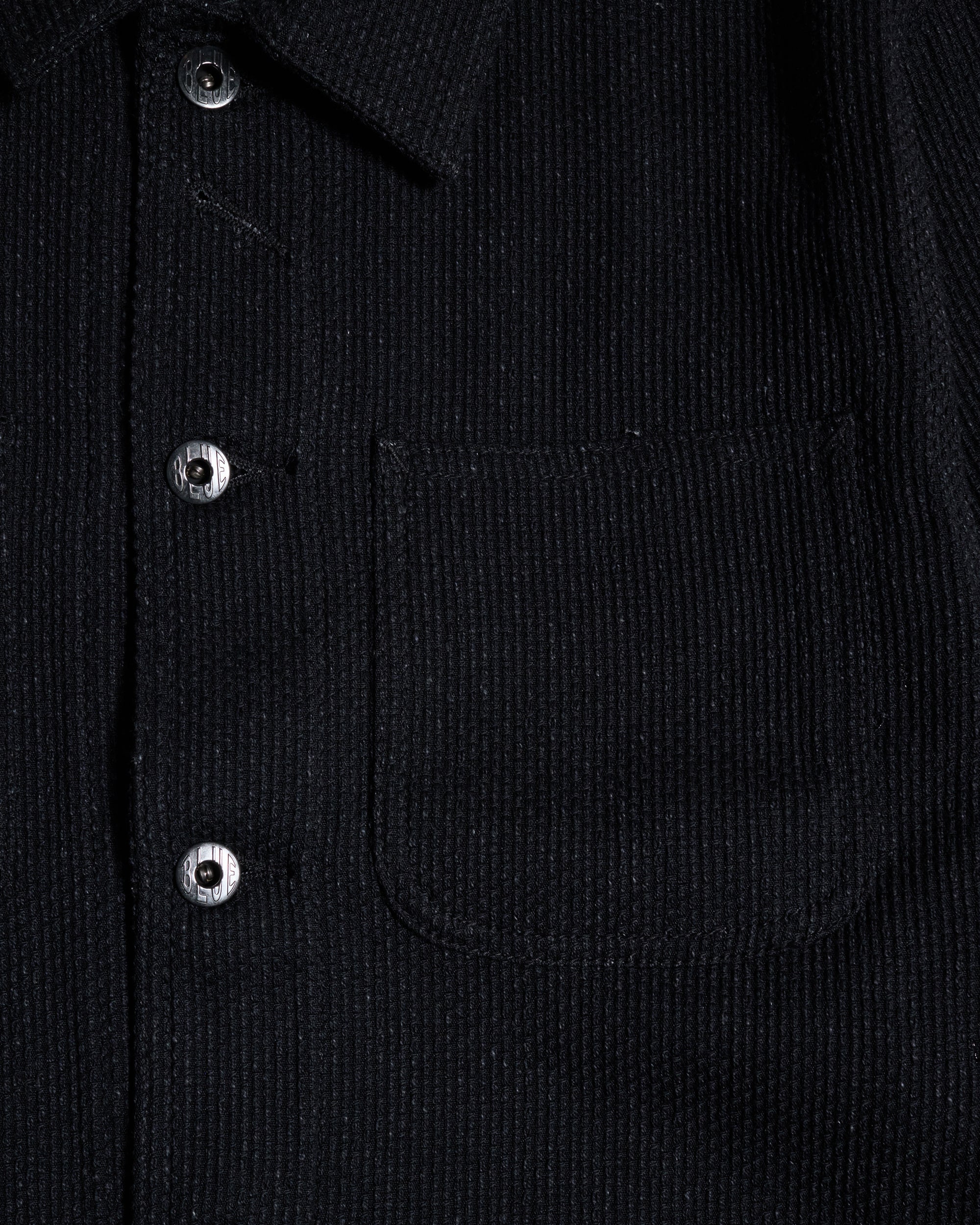 Japan Blue Jeans JBOT1324 Sashiko Coverall Jacket - Black