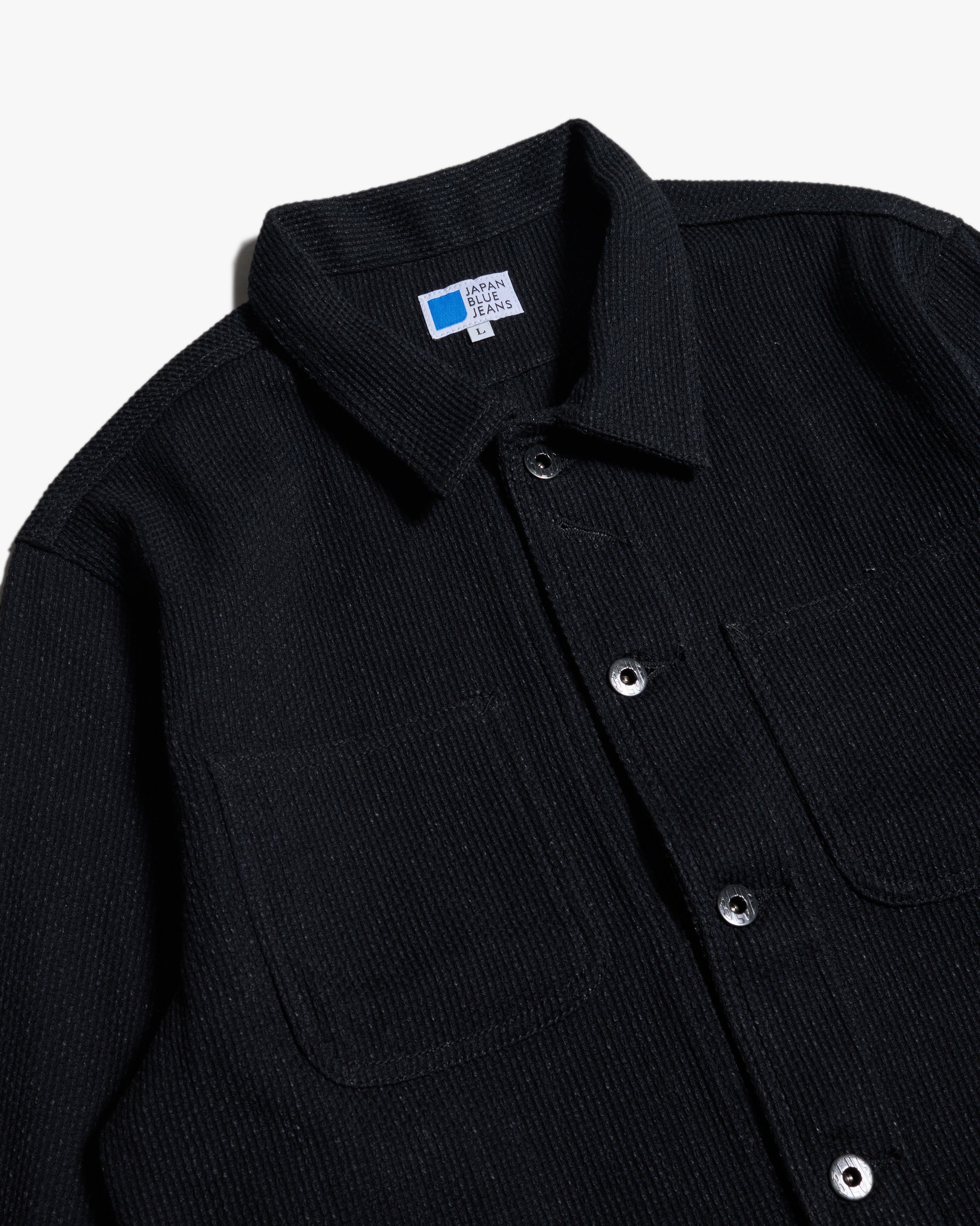 Japan Blue Jeans JBOT1324 Sashiko Coverall Jacket - Black