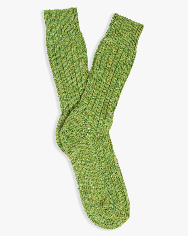 Donegal Yarns Wool Mix Socks - Light Green