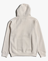Wonder Looper 876gsm Double Heavyweight French Terry Zip Hoodie - Ecru