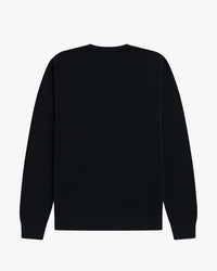 Fred Perry Pique Stitch Jumper - Navy