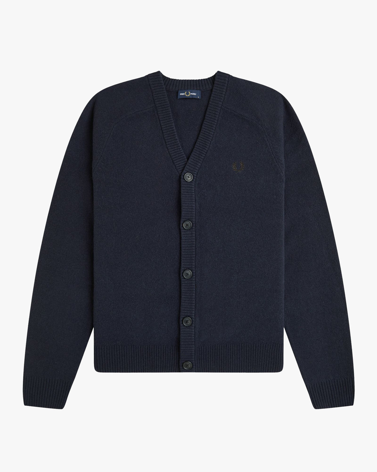 Fred Perry Saddle Sleeve Cardigan - Navy