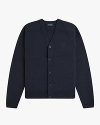 Fred Perry Saddle Sleeve Cardigan - Navy