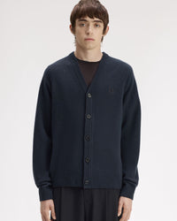 Fred Perry Saddle Sleeve Cardigan - Navy