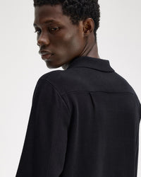 Fred Perry Knitted Overshirt - Black