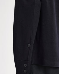 Fred Perry Knitted Overshirt - Black
