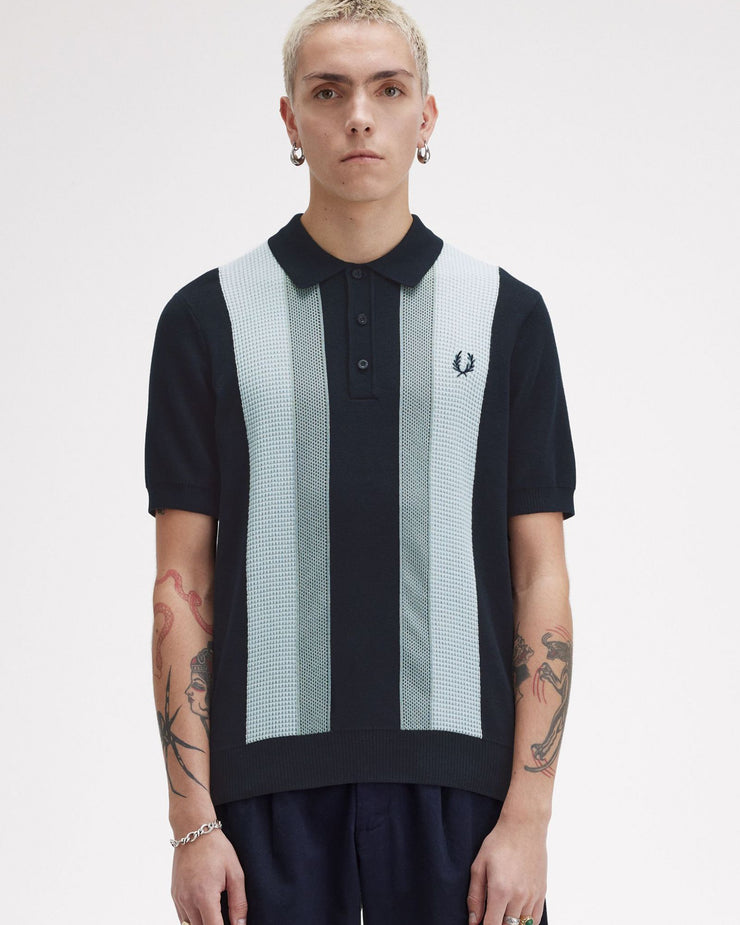 Fred perry textured knitted polo best sale