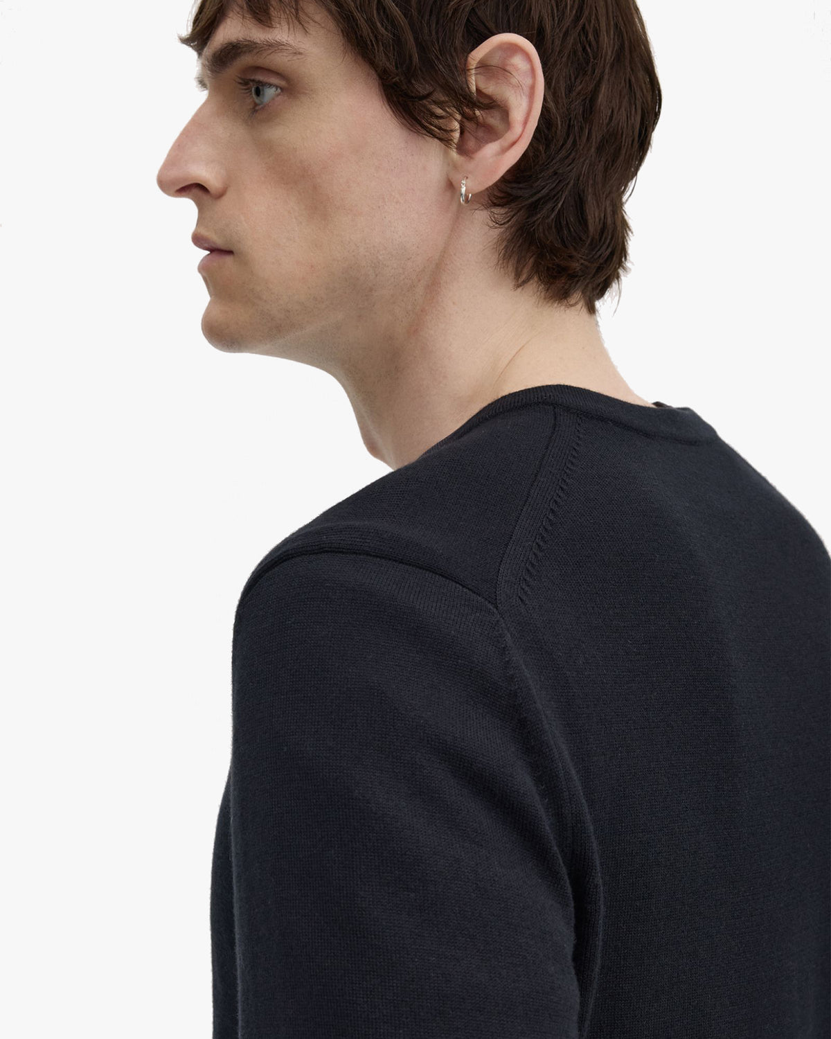 Fred Perry Classic V-Neck Jumper - Black