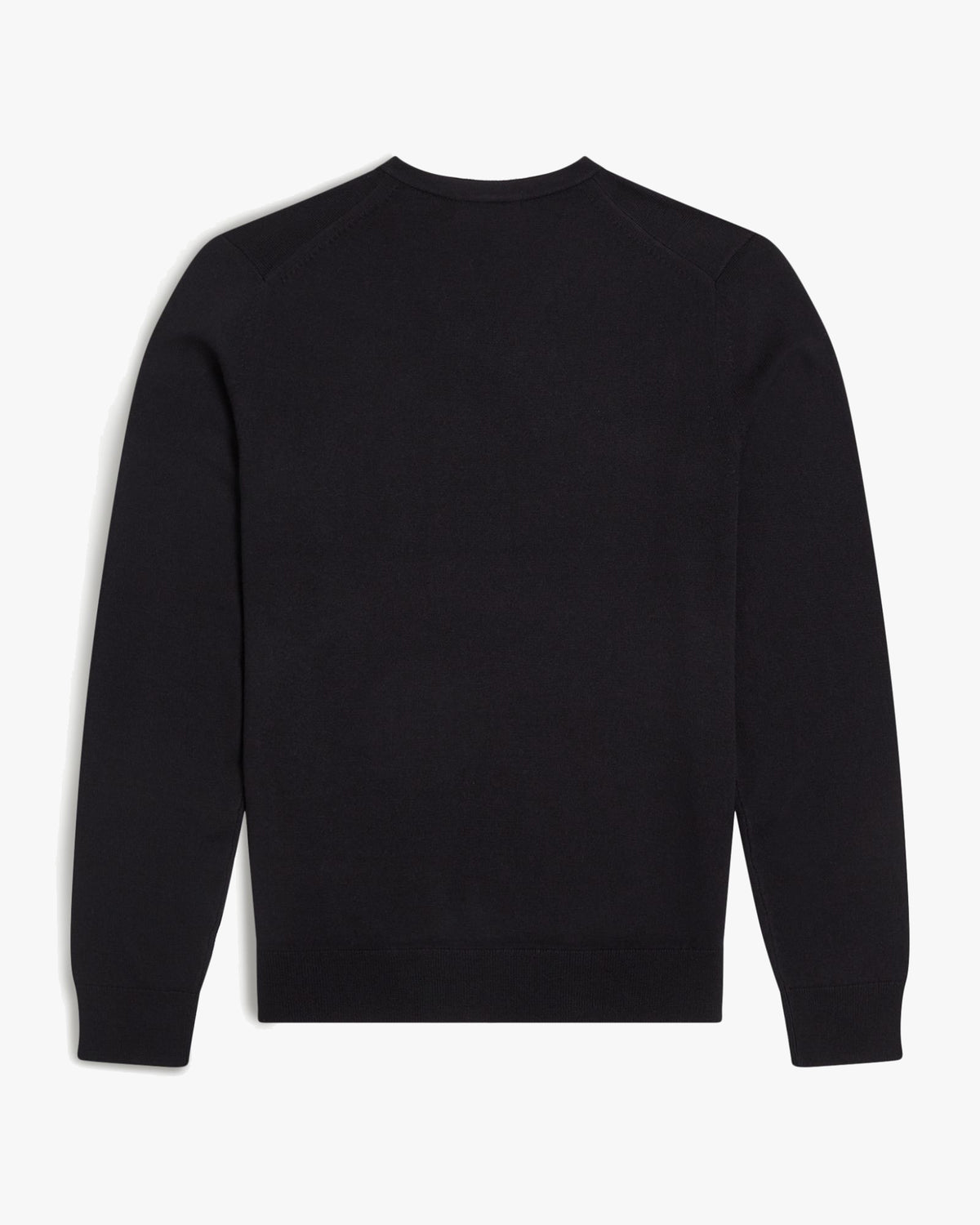 Fred Perry Classic V-Neck Jumper - Black
