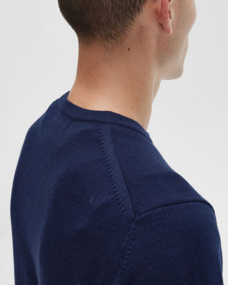 Fred Perry Classic Crew Neck Jumper - Navy