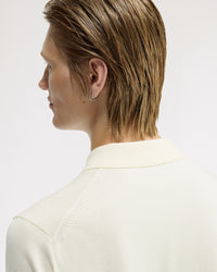 Fred Perry SUPIMA® Cotton Knitted Polo Shirt - Ecru