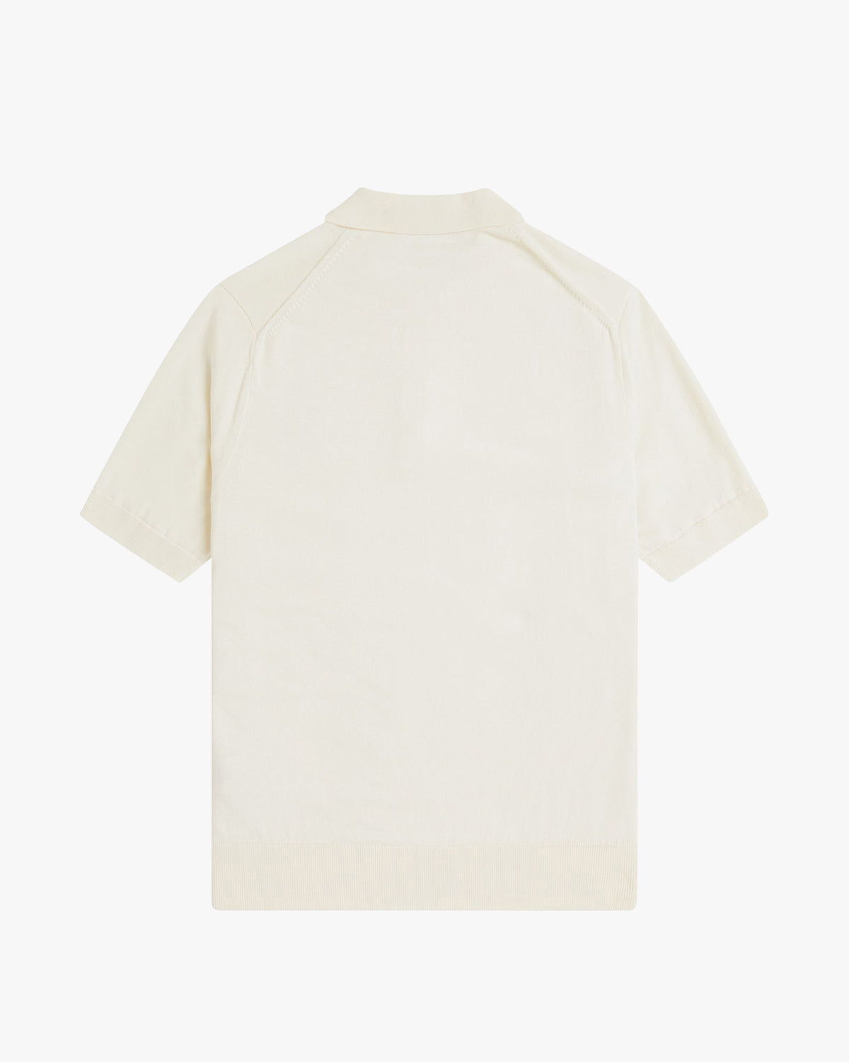 Fred Perry SUPIMA® Cotton Knitted Polo Shirt - Ecru