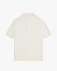 Fred Perry SUPIMA® Cotton Knitted Polo Shirt - Ecru