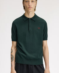 Fred Perry SUPIMA® Cotton Knitted Polo Shirt - Grassroots | Fred Perry Polo Shirts | JEANSTORE