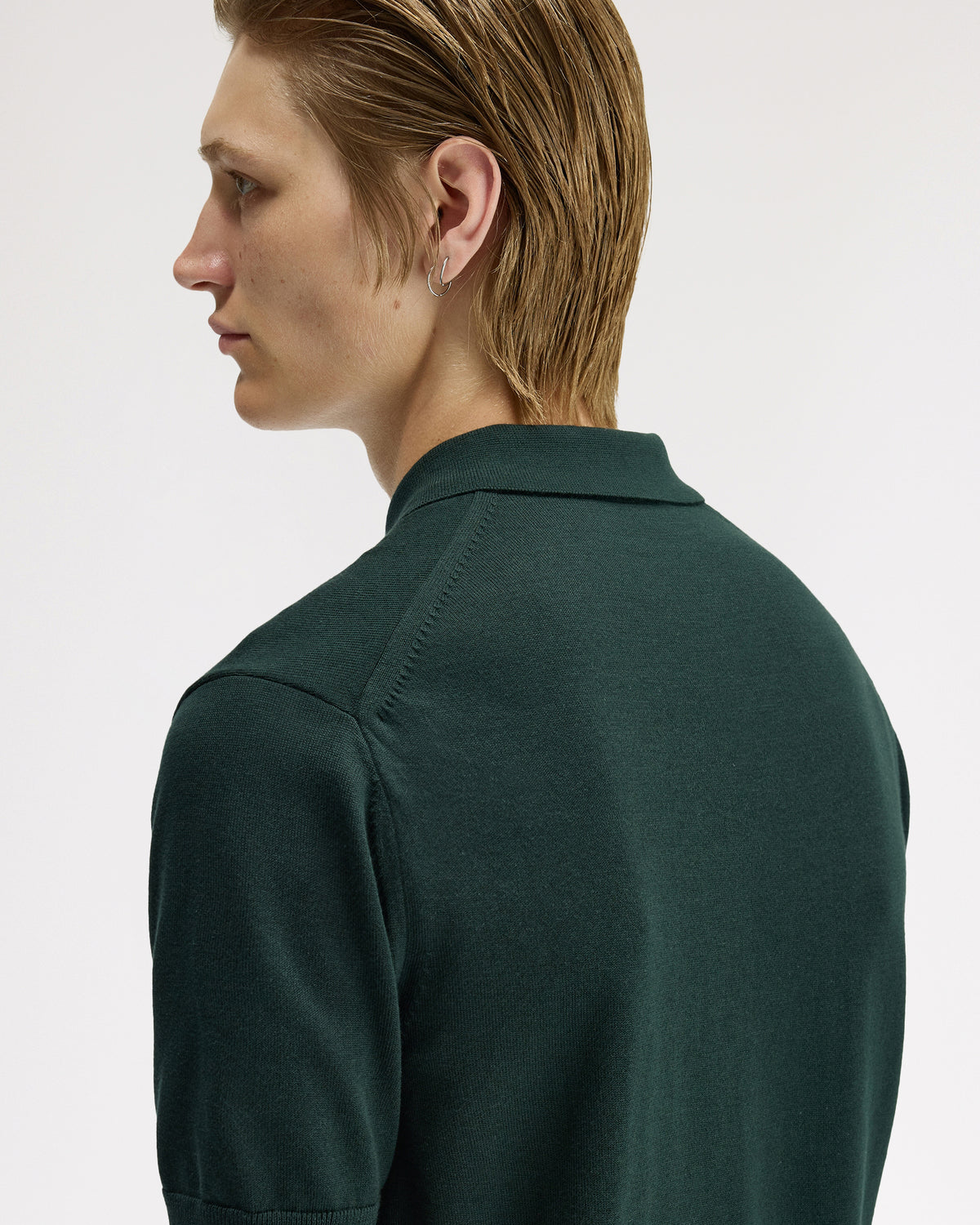 Fred Perry SUPIMA® Cotton Knitted Polo Shirt - Grassroots | Fred Perry Polo Shirts | JEANSTORE