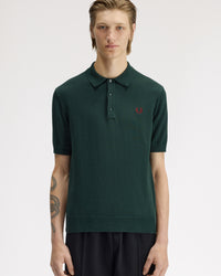 Fred Perry SUPIMA® Cotton Knitted Polo Shirt - Grassroots | Fred Perry Polo Shirts | JEANSTORE