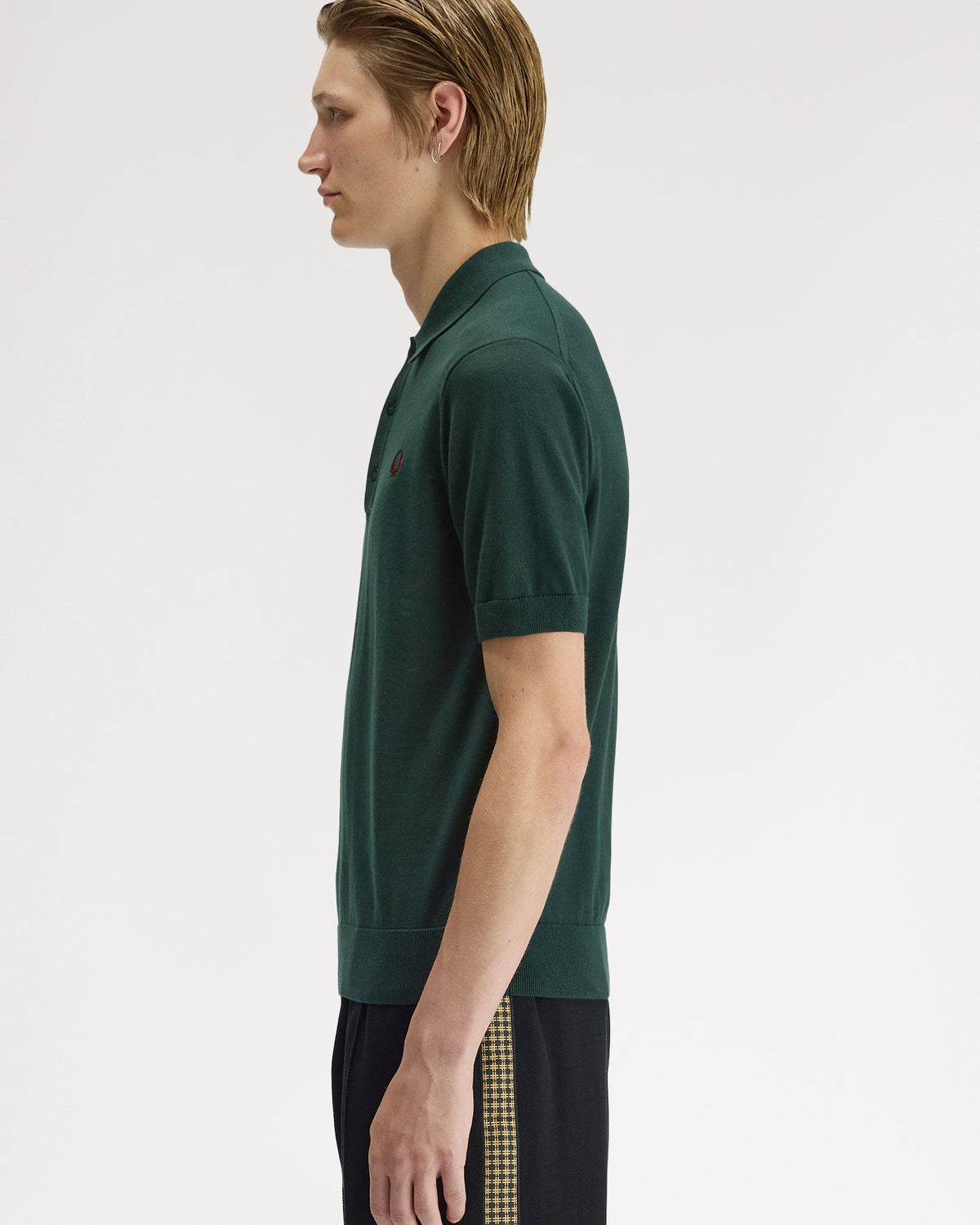 Fred Perry SUPIMA® Cotton Knitted Polo Shirt - Grassroots | Fred Perry Polo Shirts | JEANSTORE