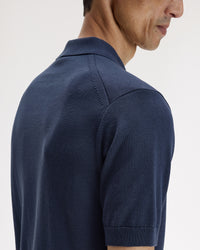 Fred Perry SUPIMA® Cotton Knitted Polo Shirt - Dark Airforce