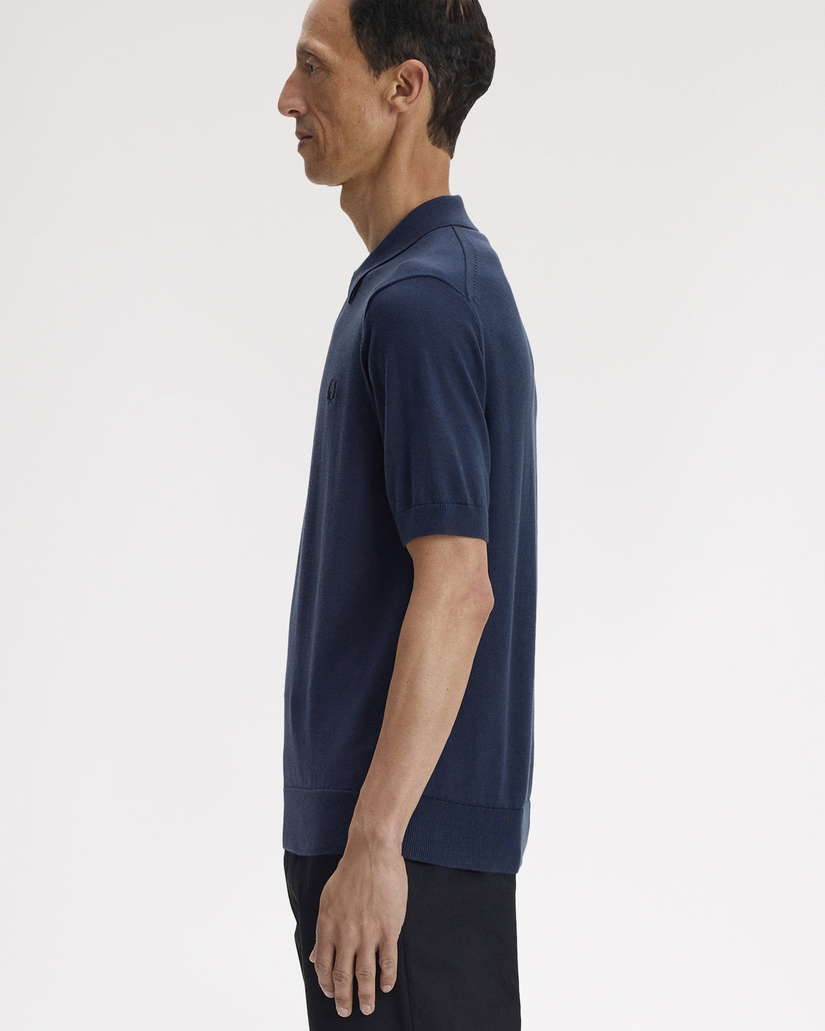 Fred Perry SUPIMA® Cotton Knitted Polo Shirt - Dark Airforce