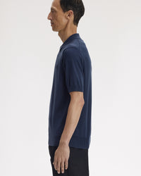 Fred Perry SUPIMA® Cotton Knitted Polo Shirt - Dark Airforce