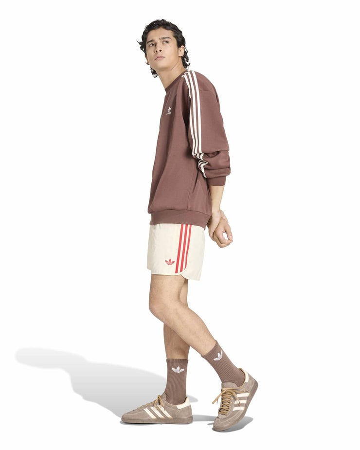 Adidas Sprinter Shorts - Crystal Linen / Better Scarlet